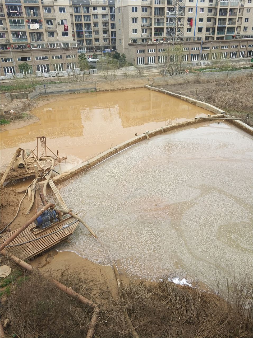 杨林街道沉淀池淤泥清理-厂区废水池淤泥清淤